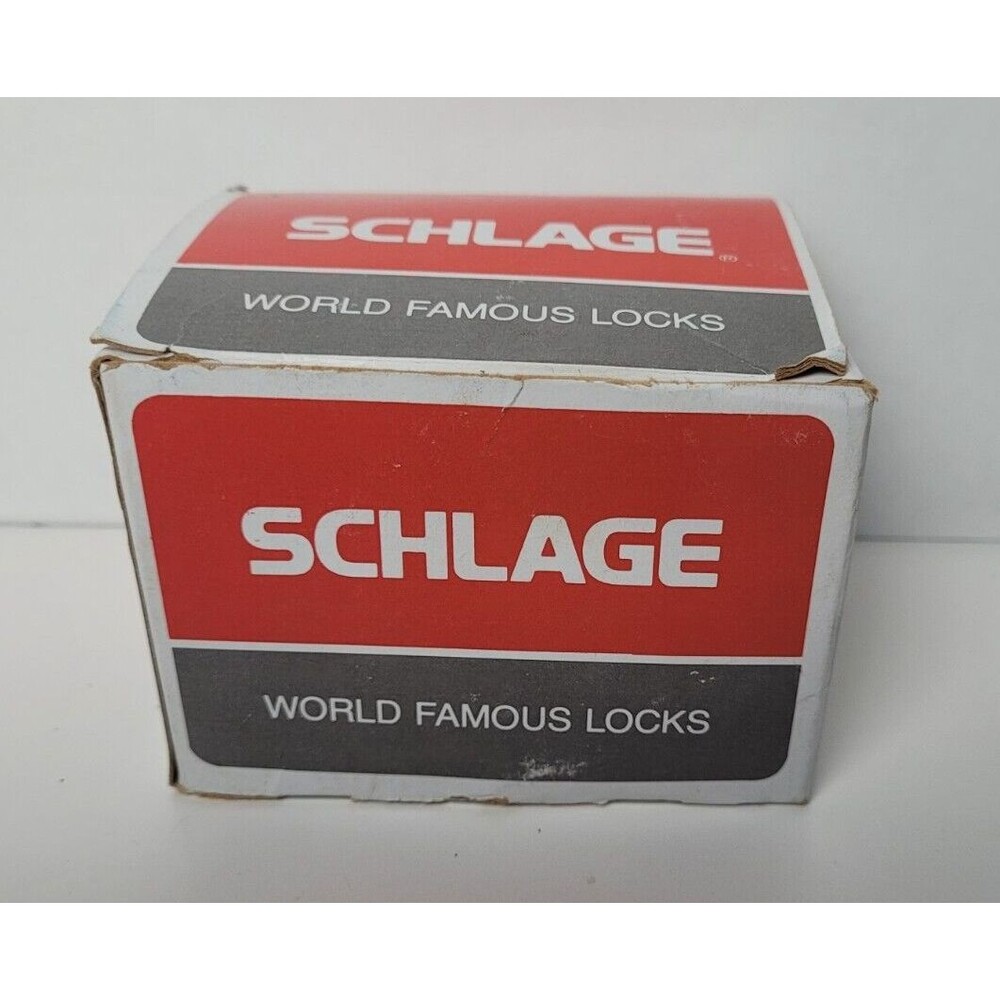 Schlage F170N LEV 625 Single Dummy Trim In Polished Chrome NOS